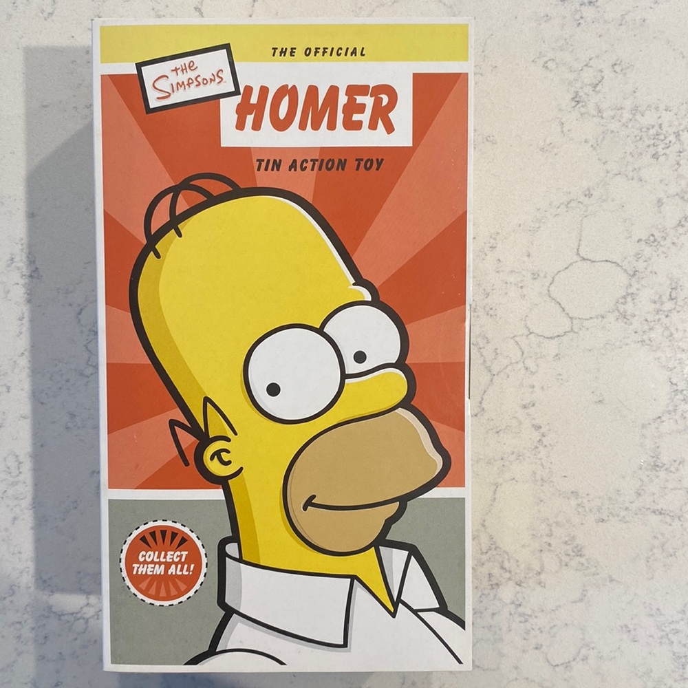 The Simpsons Official Homer Tin Action Toy